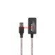 S-link SL-UE140 Usb2.0 20m Şeffaf Uzatma Kablo S-link SL-UE140 Usb2.0 20m Şeffaf Uzatma Kablo