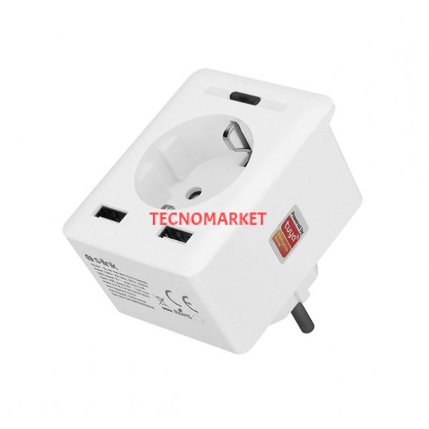 S-Link Swapp SL-04 10A Akım Korumalı Akıllı Priz 2 USB 2.4 Ghz Wifi TUYA Destekli S-Link Swapp SL-04 10A Akım Korumalı Akıllı Priz 2 USB 2.4 Ghz Wifi TUYA Destekli