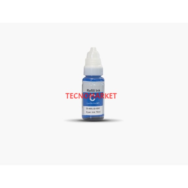 Prıntpen Canon Gı-490C,Gı-590C Cyan Mürekkep 70Ml./Sise Prıntpen Canon Gı-490C,Gı-590C Cyan Mürekkep 70Ml./Sise