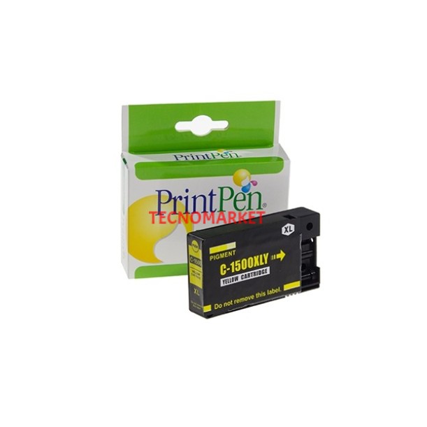 Prıntpen Canon Pgı-1500Xly Yellow Yüksek Kapasite (12.0Ml.) Prıntpen Canon Pgı-1500Xly Yellow Yüksek Kapasite (12.0Ml.)
