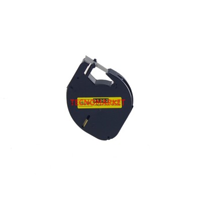 Prıntpen Dymo Letratag 59423 Plastyk Sarı Etykete Syyah (S0721620) (12Mm X 4M)