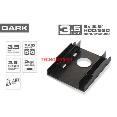 Dark Storex Dk-Ac-Da35x25 2.5" Ssd To 3.5" Hdd Kasa İçi Montaj Kiti