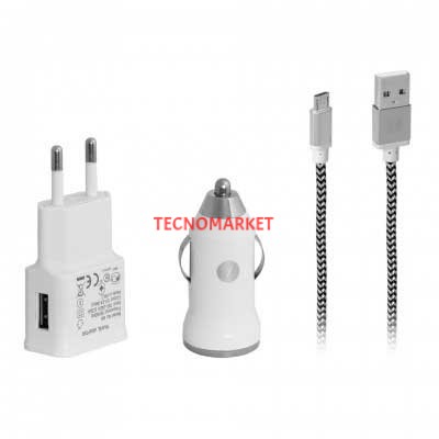Frısby Fa-7540Mu Androıd Data Kablo+Adaptör+Araç Şarj Kiti