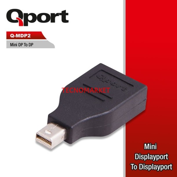 QPORT Q-MDP2 mDP-DP Çevirici Adaptör QPORT Q-MDP2 mDP-DP Çevirici Adaptör