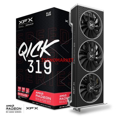 XFX 12GB RX6700XT QUICK 319 SPEEDSTAR RX-67XTYPBDP GDDR6 HDMI-DP PCIE 4.0