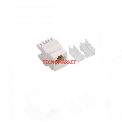 ODS 03C6180KJWT CAT6 UTP Keystone Jack 180 drc
