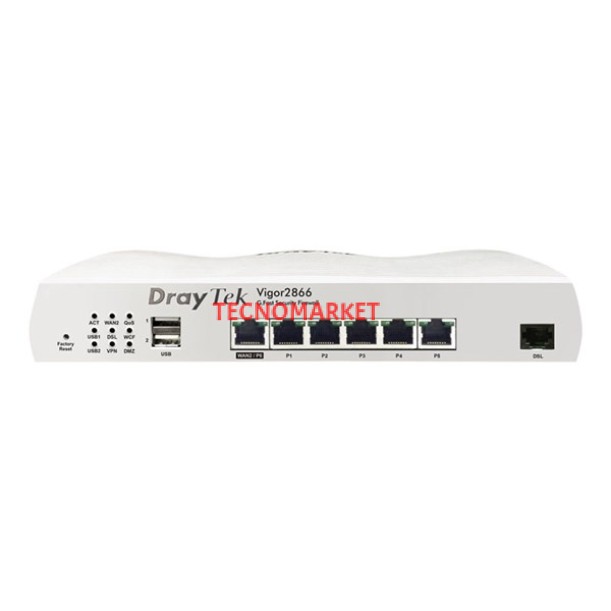 DRAYTEK Vigor 2866 VDSL 3G-4G LTE Modem Router DRAYTEK Vigor 2866 VDSL 3G-4G LTE Modem Router