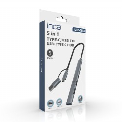 INCA IUTP-06T 5port USB 3.0 TYPEC Çoklayıcı Hub