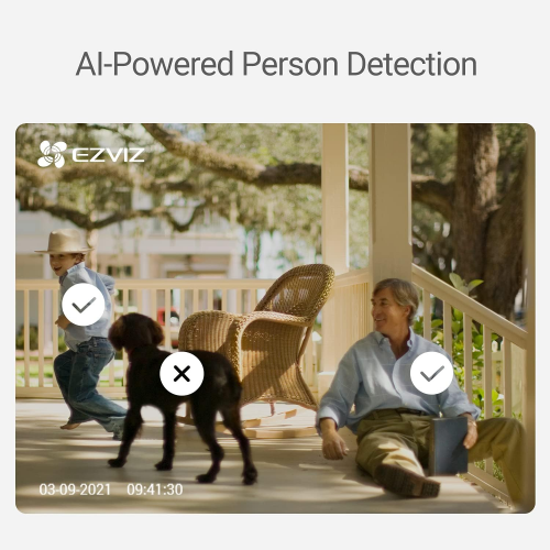 EZVIZ 4MP Box 2mm Wall-Light Wıfı Kablosuz IP Kamera CS-LC3