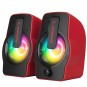 RAMPAGE RMS-G7 Falsetto 1+1 USB Kırmızı 6w Hoparlör RGB Ledli