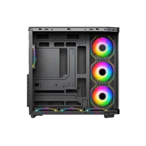 POWERBOOST 750W 80+ BRONZE Seaview PBA4375B Gaming Mid-Tower PC Kasası Siyah