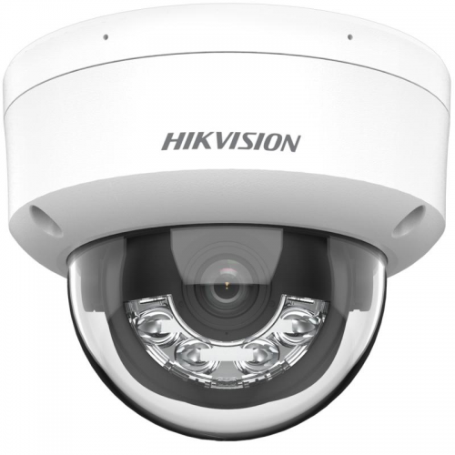 HIKVISION 4MP Dome 2.8mm IP Kamera Akıllı Hibrit Işıklı Sesli DS-2CD3141G2-LIUF