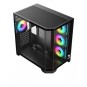 VENTO 850w 80+ BRONZE VG4204FA Panoramik Gaming Mid-Tower PC Kasası Siyah