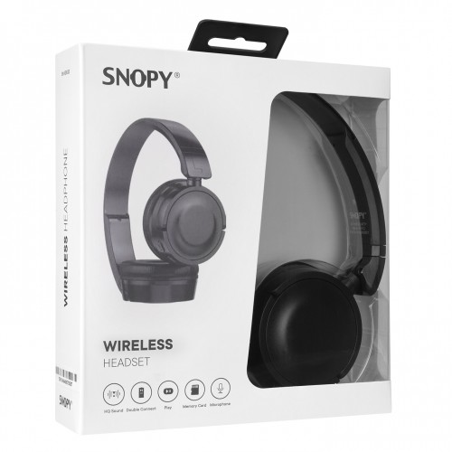 SNOPY SN-XBK33 BATTY TF KART ÖZELLİKLİ Siyah Bluetooth Kulaklık