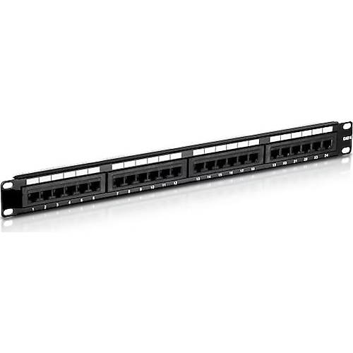 ODS 1U 24port Cat6 Utp Bakır Patch Panel U-P24UTP