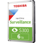 TOSHIBA 6TB 3.5" S300 HDWT860UZSVA 256MB SATA-3 Güvenlik Diski