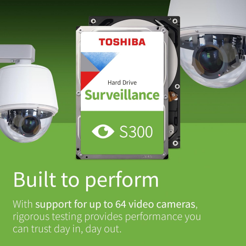 TOSHIBA 6TB 3.5" S300 HDWT860UZSVA 256MB SATA-3 Güvenlik Diski