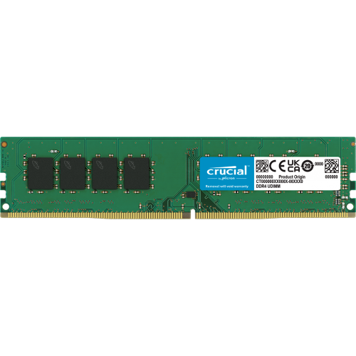 CRUCIAL 32GB DDR4 3200MHZ CL22 PC RAM VALUE CT32G4DFD832A