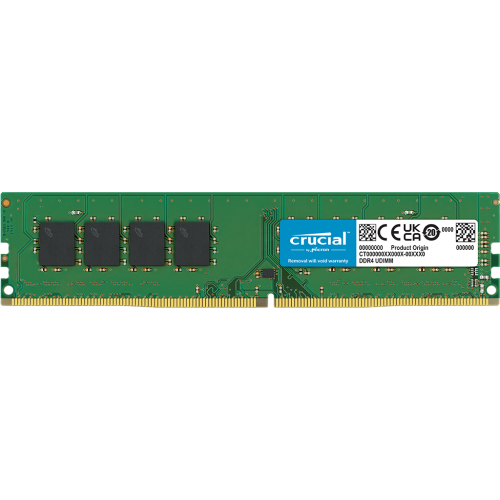 CRUCIAL 16GB DDR4 3200MHZ PC RAM VALUE CT16G4DFRA32A