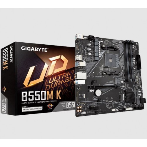 GIGABYTE B550M-K DDR4 HDMI DP PCIE 4.0 AM4 mATX