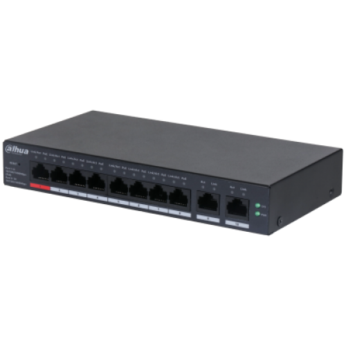 DAHUA 8port PoE 110w Gigabit Cloud Yönetilebilir Switch CS4010-8GT-110