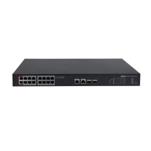 DAHUA 16port PoE 240w 2-SFP 2-Uplink Gigabit Yöneilemez Switch PFS3220-16GT-240-V2