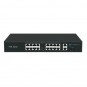 ODS 16port +2 UPLINK 200w FULL PoE 08ODS-16P2U1S-200 10/100 1-Sfp Yönetilemez Switch