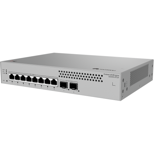 HUAWEI 8port eKIT S220S-8T2X GIGABIT 2xSFP+ Yönetilebilir Switch RackMount Layer2