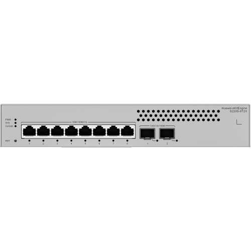 HUAWEI 8port eKIT S220S-8T2X GIGABIT 2xSFP+ Yönetilebilir Switch RackMount Layer2