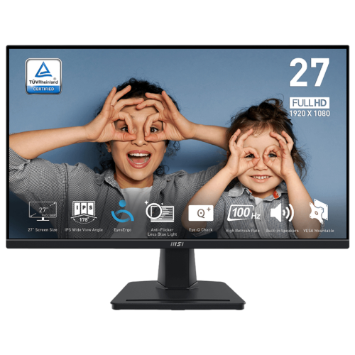 MSI 27" IPS PRO MP275 1MS 100hz HDMI EV OFİS Monitör (1920 X 1080)