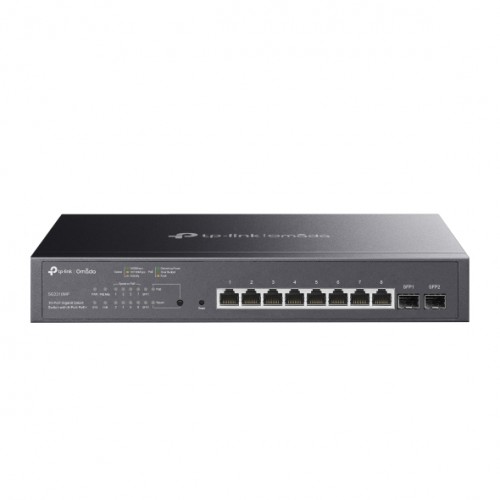 TP-LINK 10port 150w 8port PoE TL-SG2210MP GIGABIT 2X SFP Yönetilebilir Switch