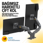 NORTH 27" NB-F160 Amortisörlü 2-kollu Monitör Askı Aparatı