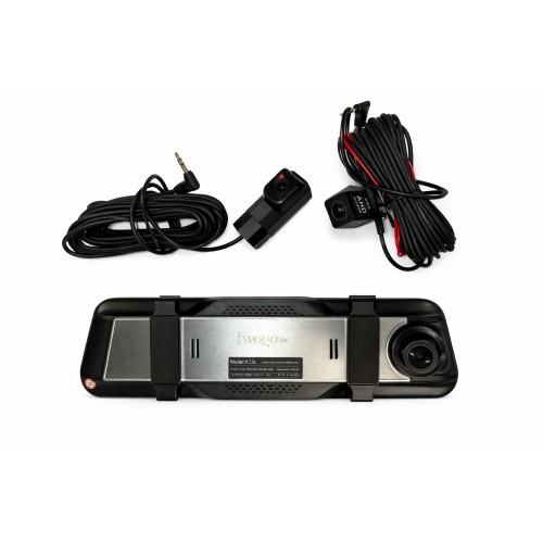 TWOGO GO-İQ7 11.26" Ayna Ekran Üç Kameralı Araç İçi Kamera (İK13L)