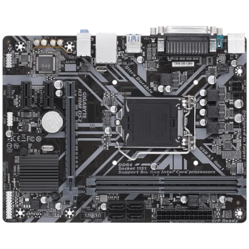 GIGABYTE H310M-DS2 DDR4 PCIe 16X v3.0 1151p v2 mATX