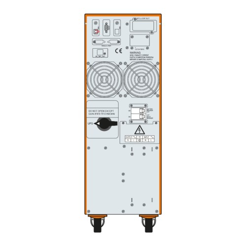 MAKELSAN 6KVA POWERPACK SE ONLINE 1/1F LCD EKRAN TOWER UPS Ücretsiz Kurulum 16x 12V 7 Amper