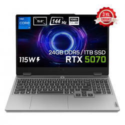 LENOVO 15.6" CORE i7 13650HX 24GB DDR5 RAM- 1TB M2 NVME 8GB RTX5070 W11 PRO / LOQ 15IRX10 83JE00EWTR (54014)