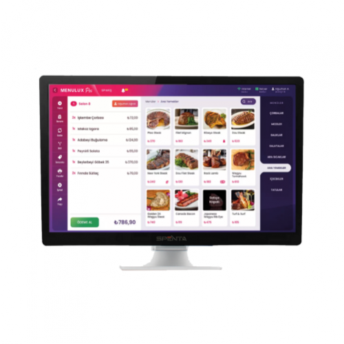 SPENTA 21.5" Dokunmatik SP-215I CORE i5 5.Nesil 8GB RAM- 128GB SSD- FDOS POS PC