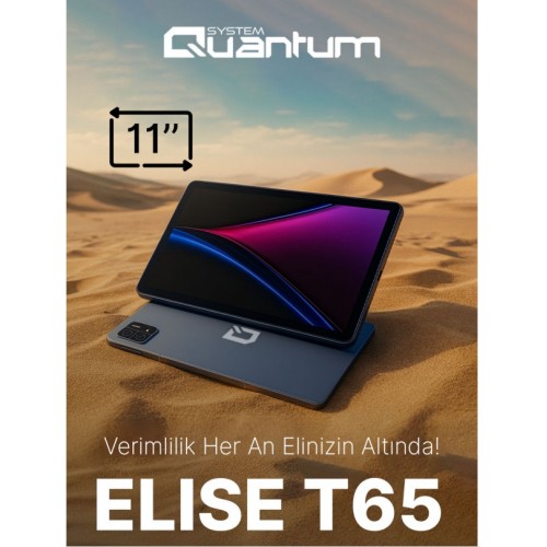 QUANTUM 11" 8-çekirdek 8GB RAM- 256GB- 5G LTE Android Tablet / ELISE T65