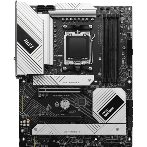 MSI PRO B650-A DDR5 HDMI,DP Port PCIE 4.0 AM5 ATX WIFI-6E