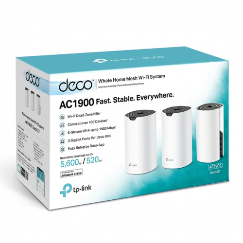 TP-LINK DECO S7 AC1900 Dual Band Router 3lü paket