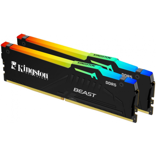 KINGSTON 16GB (2X 8GB) DDR5 5600MHZ CL36 DUAL KIT RGB PC RAM EXPO KF556C36BBEAK2-16TR