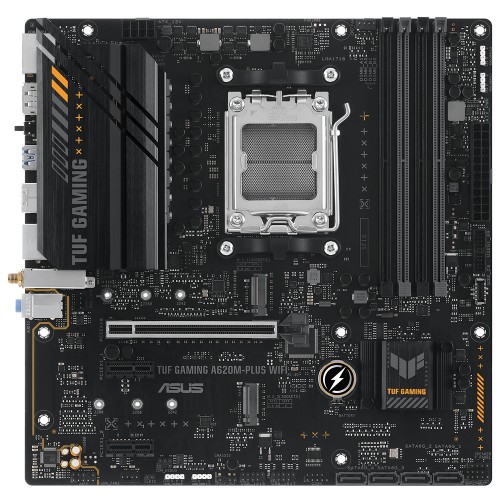 ASUS TUF GAMING A620AM-PLUS WIFI DDR5 HDMI DP PCIe 16X v4.0 AM5 mATX