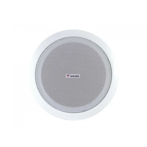 WESTA WS-2035T 8" 30W  Alçıpan Trafolu Beyaz Hoparlör