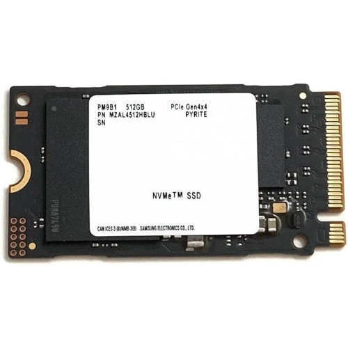 SAMSUNG 512GB  PM9B1 MZVL4512HBLU 3500-2500MB/s 2242 M2 NVME GEN4 Disk Kutusuz