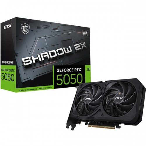 MSI RTX5050 8GB SHADOW 2X OC GDDR6 128bit HDMI DP PCIe 5.0