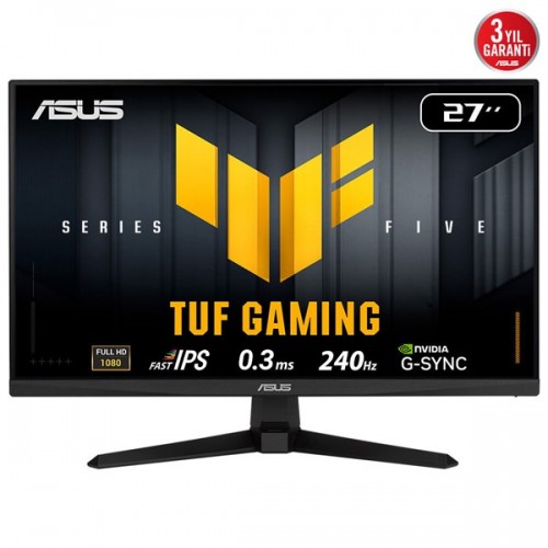 ASUS 27" FAST IPS TUF GAMING VG279QM5A 0.3MS 240hz HDMI-DP Gaming Monitör (1920 X 1080)
