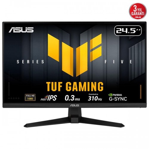 ASUS 24.5" FAST IPS TUF GAMING VG259QMR5A 0.3MS 310Hz HDMI-DP Gaming Monitör (1920 X 1080)