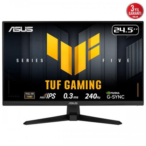 ASUS 24.5" FAST IPS TUF GAMING VG259QM5A 0.3MS 240hz HDMI-DP Gaming Monitör (1920 X 1080)