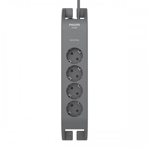 PHILIPS 4-lü SPN3140A/62 900 Joules Akım Koruma Prizi Gri