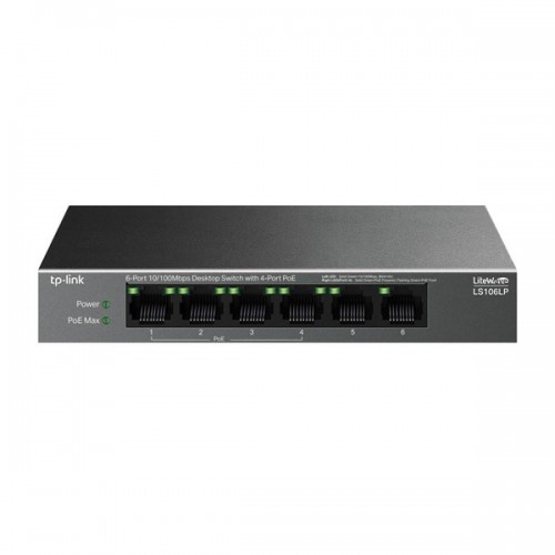 TP-LINK 6port PoE 41w Gigabit Yönetilemez Switch LS106LP